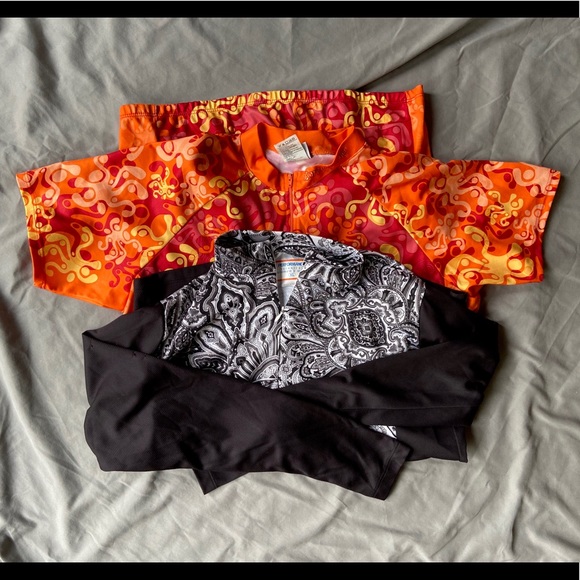 orange cycling jerseys